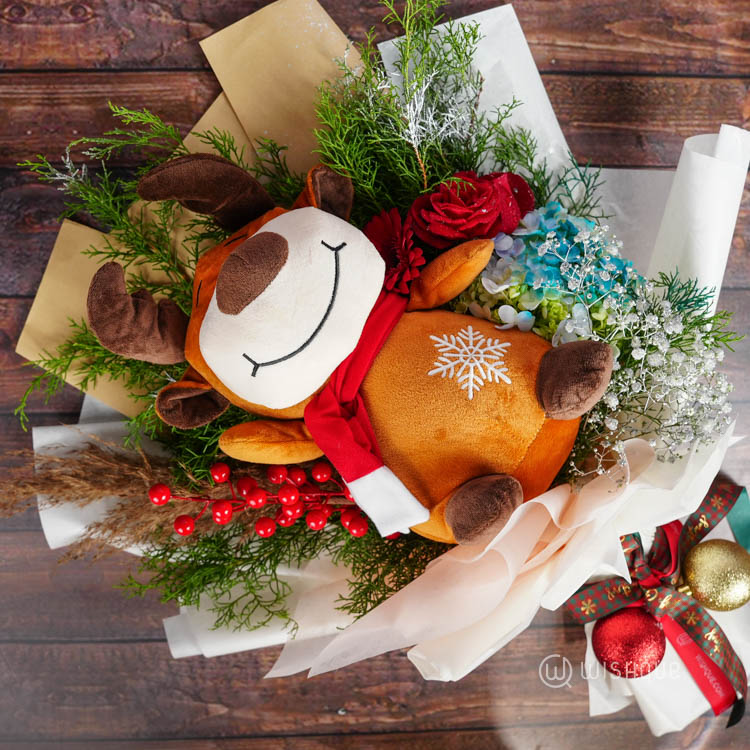 Winter Reindeer Bloom