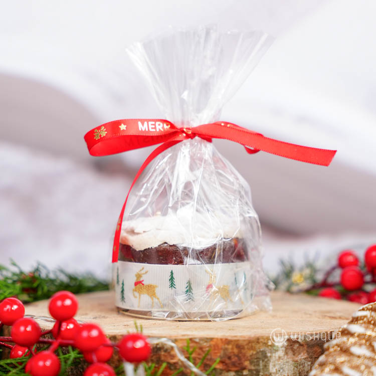 Golden Yuletide Snowy Treasure Bucket