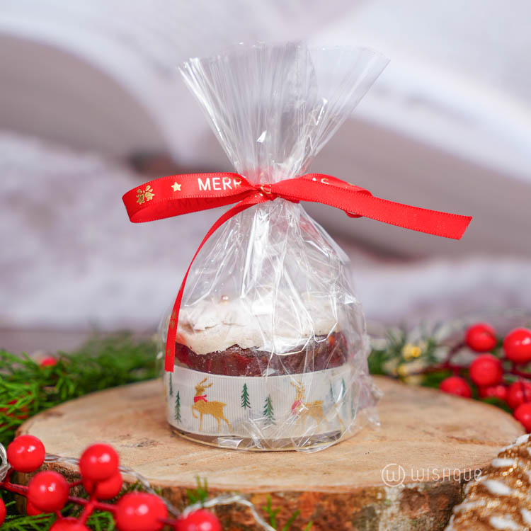 Golden Yuletide Snowy Treasure Bucket