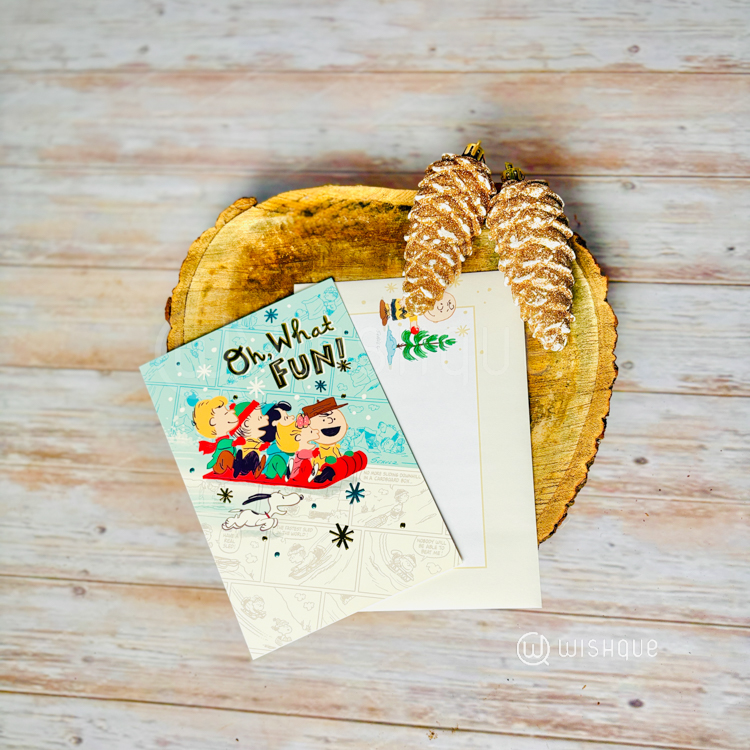 Oh, What Fun To Wish You Your Favourite Things Greeting Card