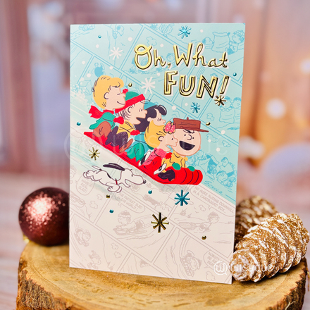 Oh, What Fun To Wish You Your Favourite Things Greeting Card