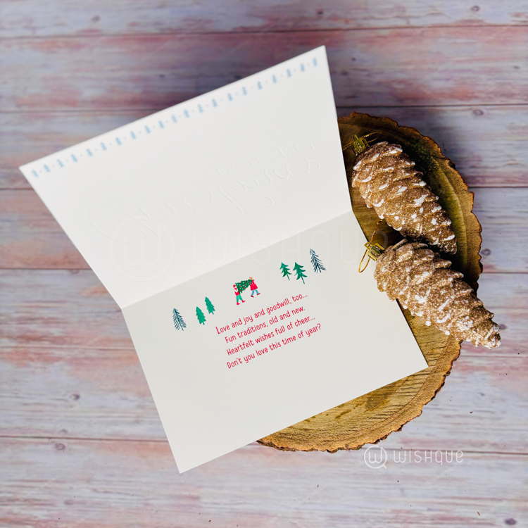 Christmas Is Here Greeting Card