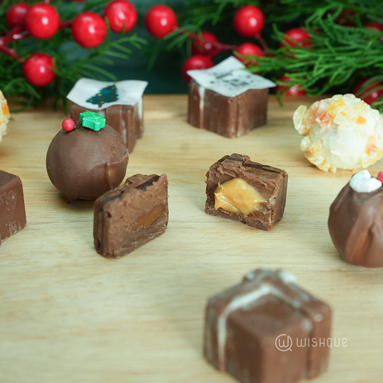 2026 New Year Swiss Pralines Chocolate Truffle Collection – 12 Pcs