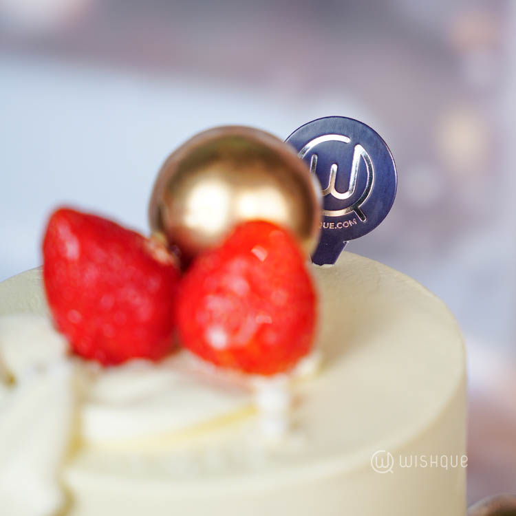 Cocoa Berry Coated Tower Cake