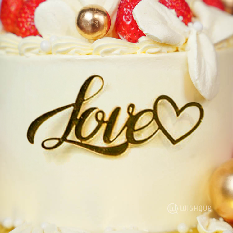 Cocoa Berry Coated Tower Cake