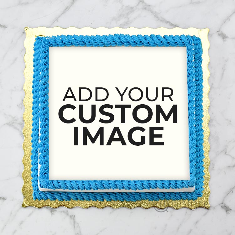 Edible Print Ribbon Cake - Prudential Shipping Lines
