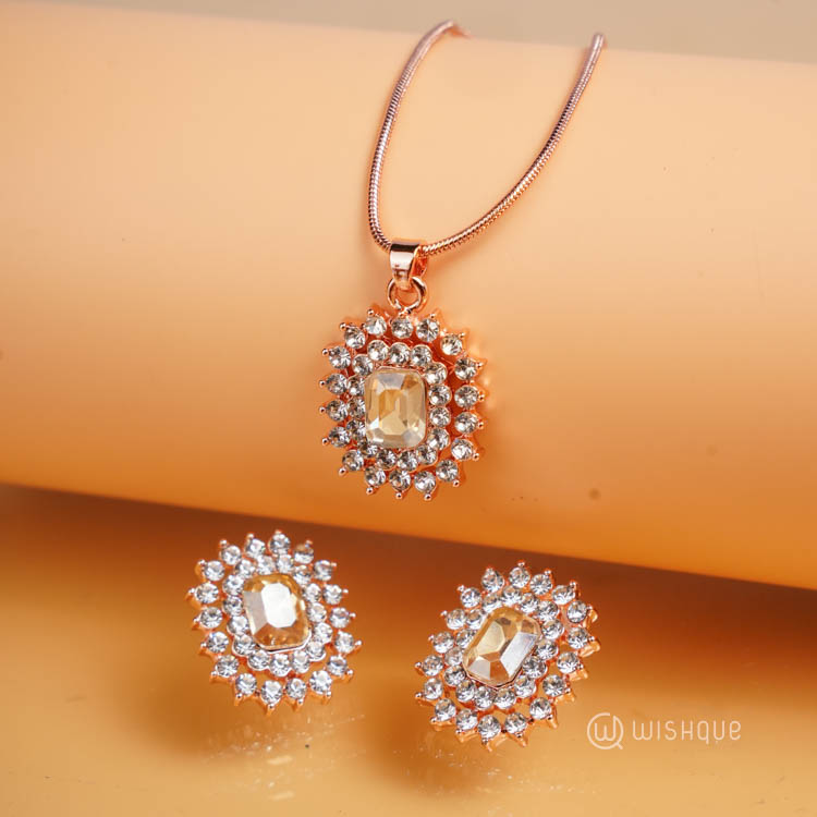 IBSO Stainless Steel Strap Luminous 3ATM Waterproof Watch And Jewellery Set