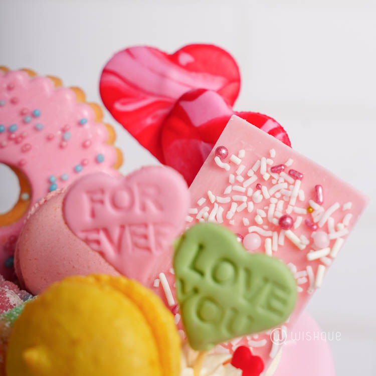 Sweet Promise Love Notes Ribbon Cake