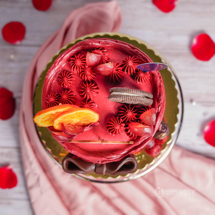 Mustache You to Be Mine Tropical Chocolate Cake