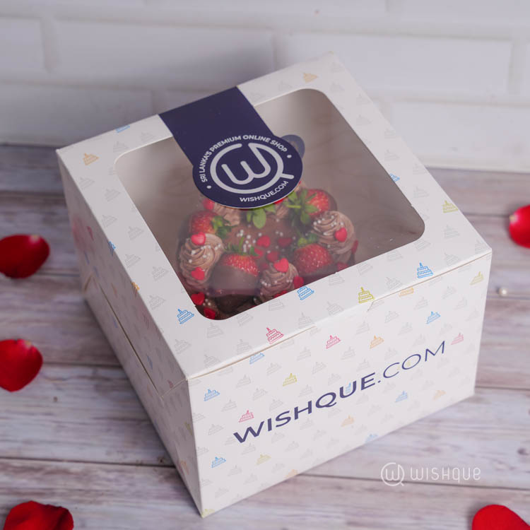 Berry Much In Love Happy Valentine's Day Chocolate Cake