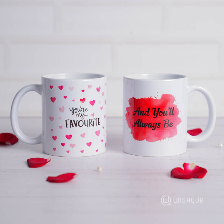 You're My Favourite Greeting Card & Printed Mug