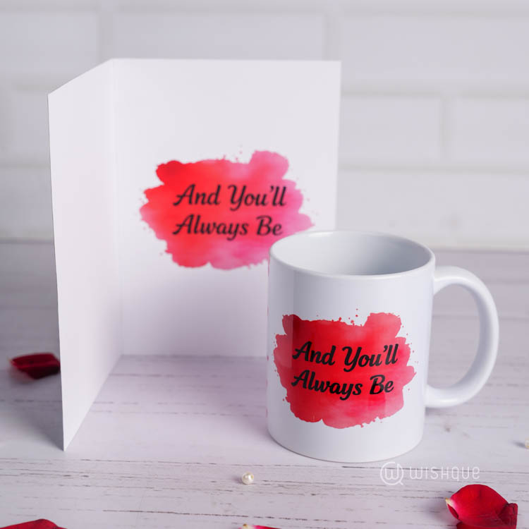 You're My Favourite Greeting Card & Printed Mug