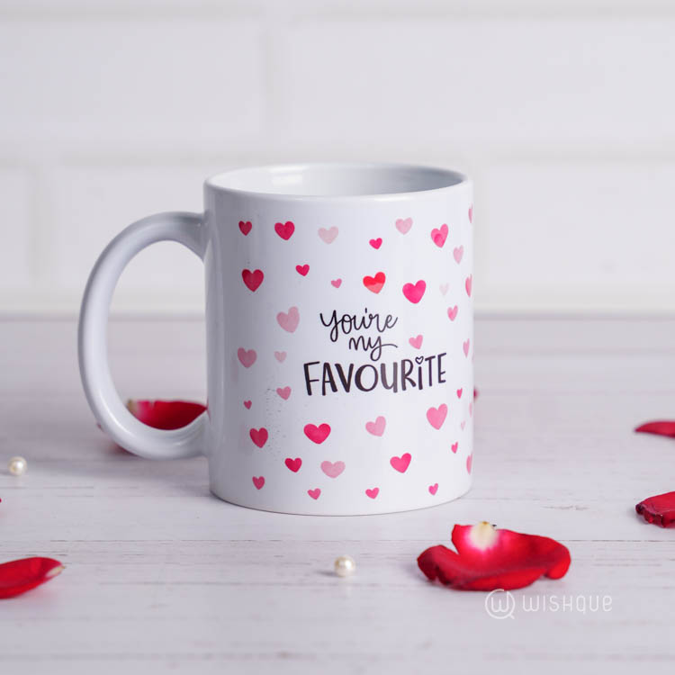 You're My Favourite Greeting Card & Printed Mug