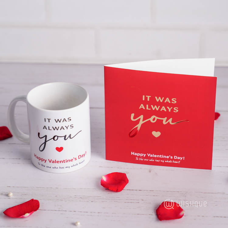 It Was Always You Greeting Card & Printed Mug
