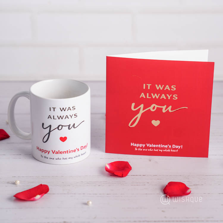 It Was Always You Greeting Card & Printed Mug