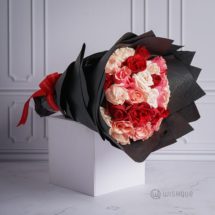 Sweetheart 30 Fresh Roses Bouquet