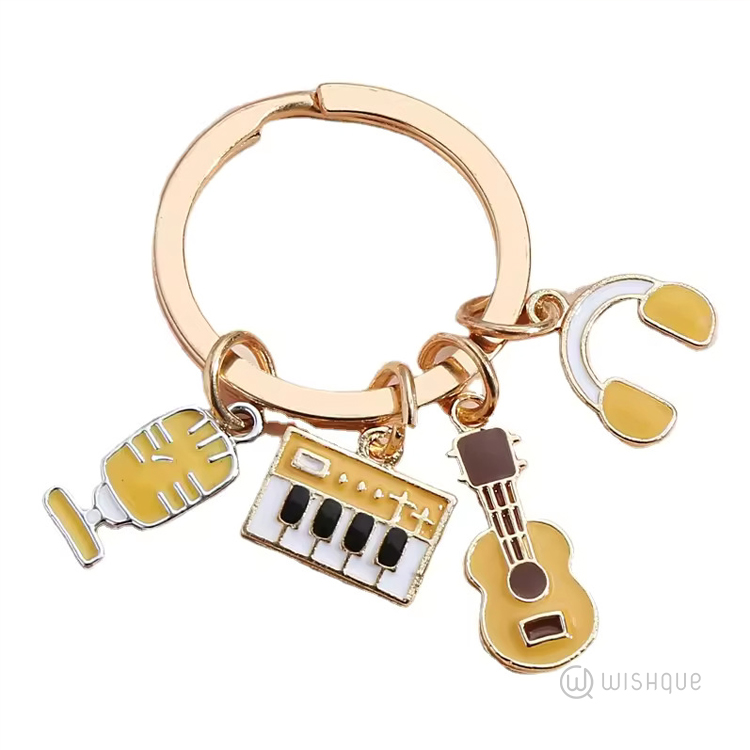 Music Instrument Key Chain