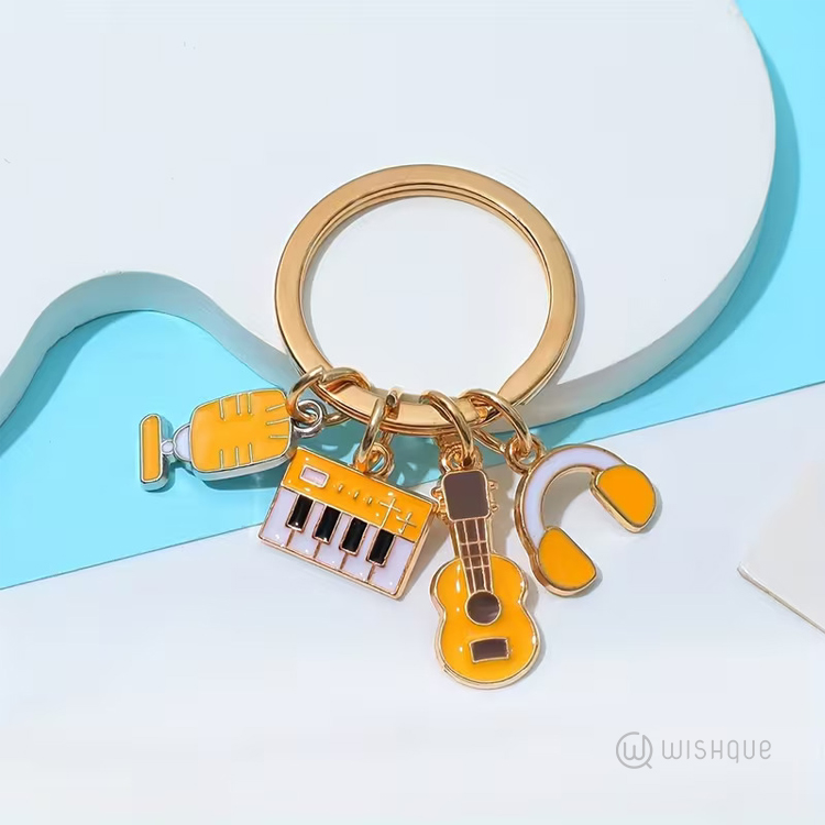 Music Instrument Key Chain