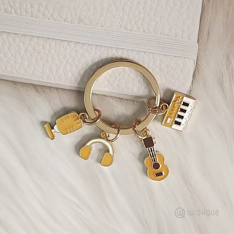 Music Instrument Key Chain