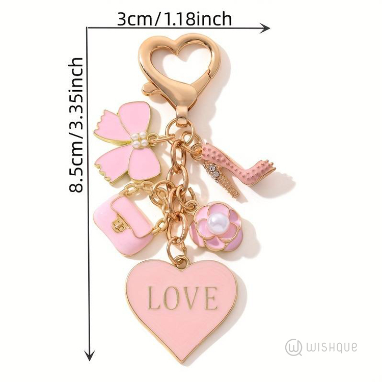 Girls Accessories Love Key Chain