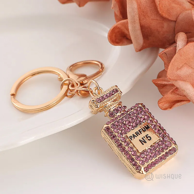 Perfume Bottle Key Chain