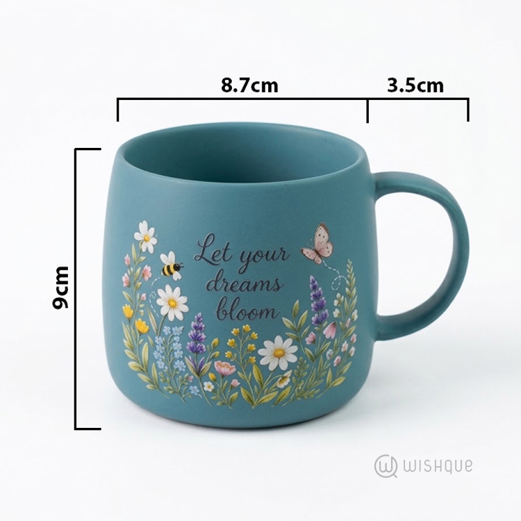 Let Your Dreams Bloom Large Porcelain Mug