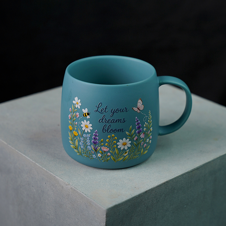 Let Your Dreams Bloom Large Porcelain Mug