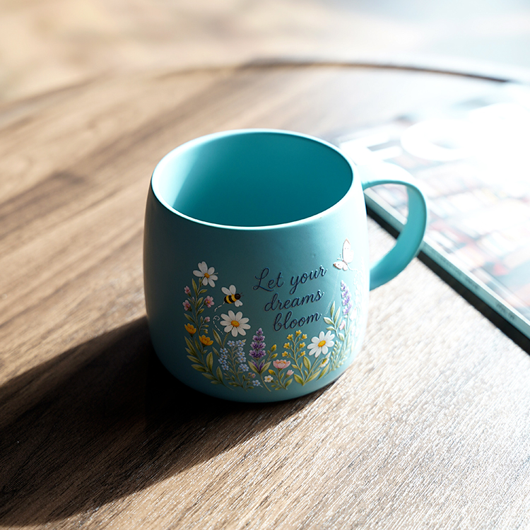 Let Your Dreams Bloom Large Porcelain Mug