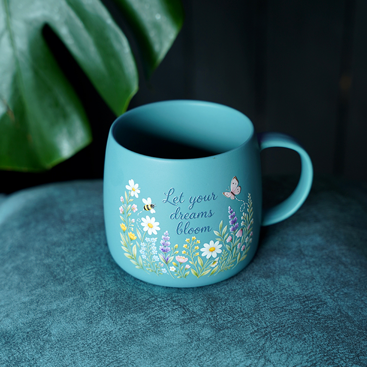 Let Your Dreams Bloom Large Porcelain Mug