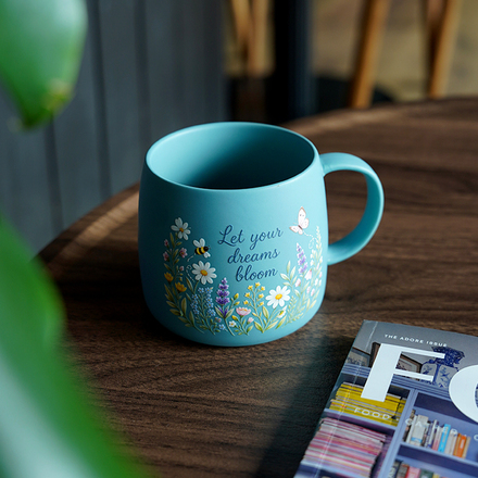 Let Your Dreams Bloom Large Porcelain Mug