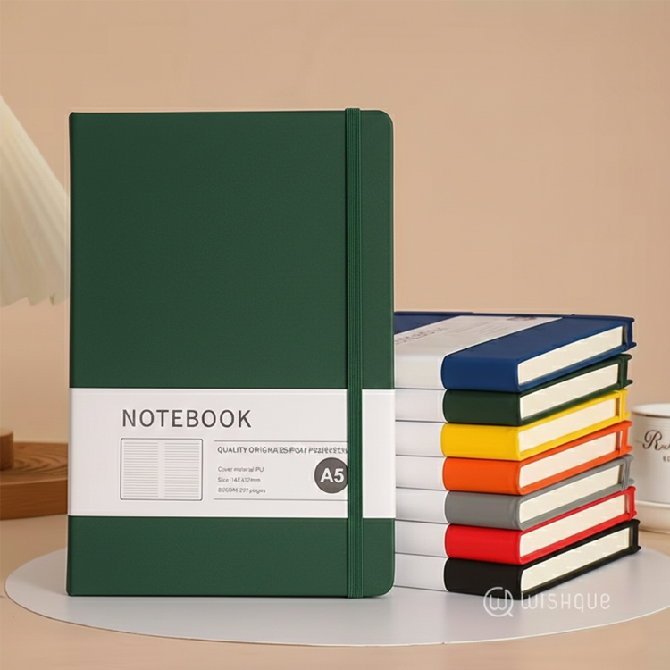 A5 Hardcover Journal Notebook - Green