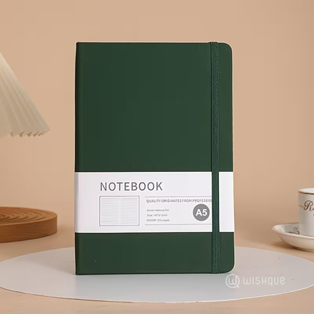 A5 Hardcover Journal Notebook - Green