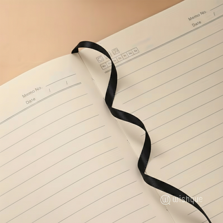 A5 Hardcover Journal Notebook - Black