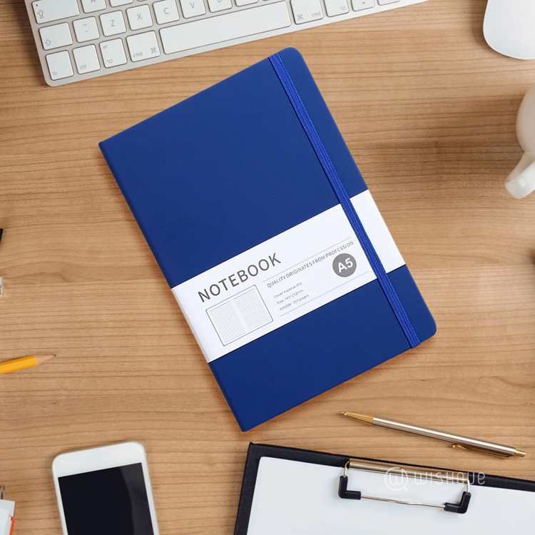 A5 Hardcover Journal Notebook - Blue