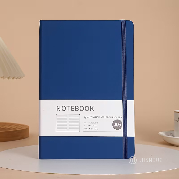A5 Hardcover Journal Notebook - Blue