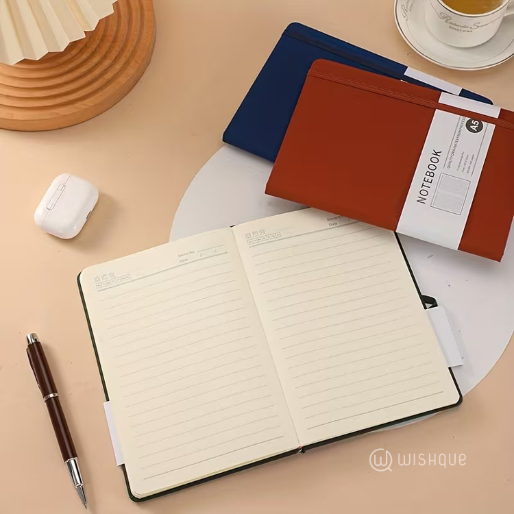 A5 Hardcover Journal Notebook - Brown