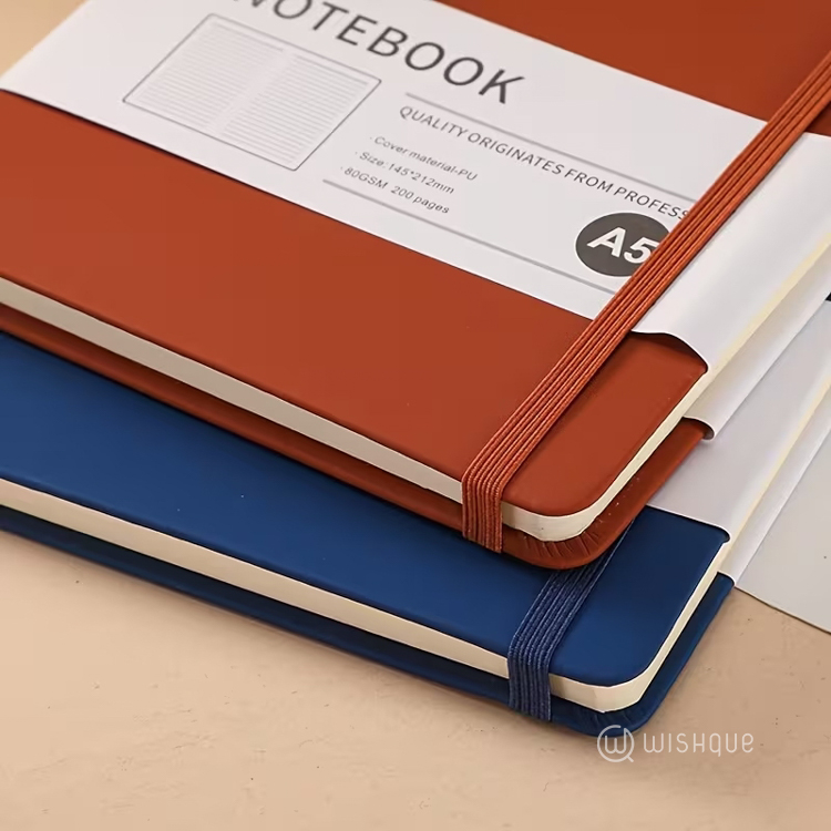 A5 Hardcover Journal Notebook - Brown