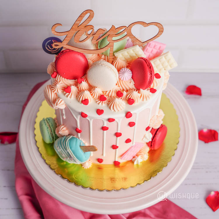 Sweet Romance Chocolate Cake