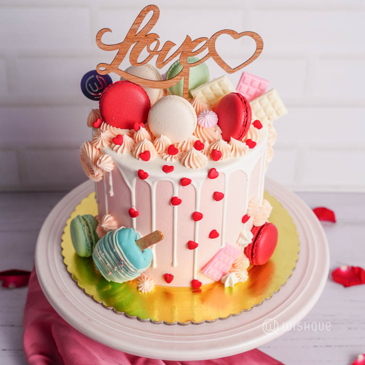 Sweet Romance Chocolate Cake