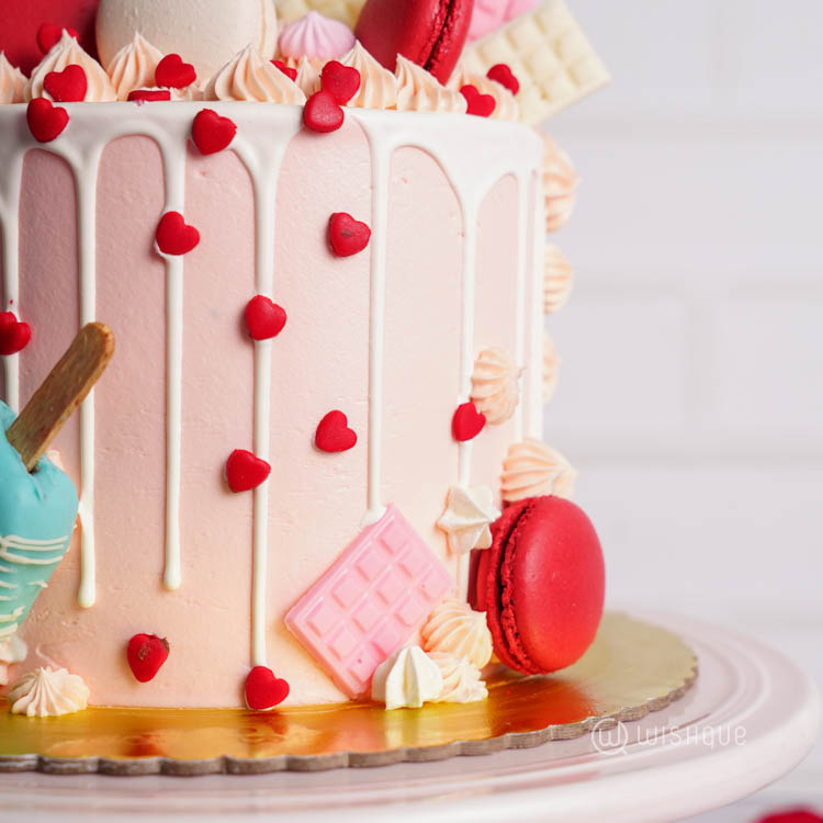 Sweet Romance Chocolate Cake