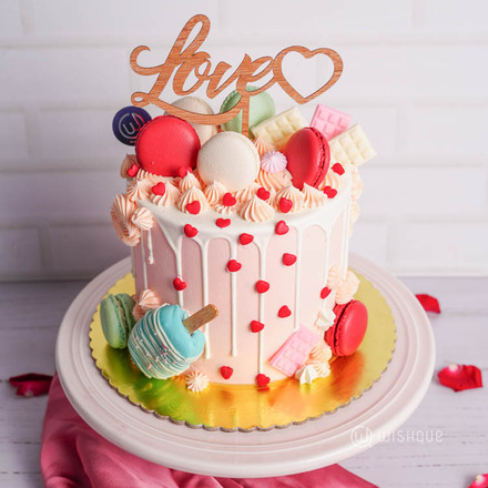 Sweet Romance Chocolate Cake