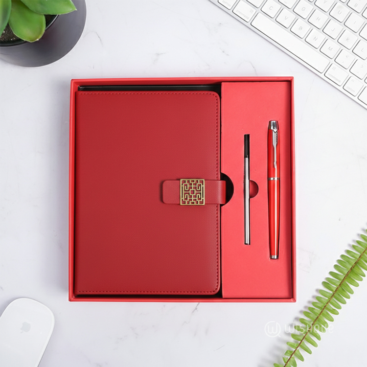 Creative Business Signature Pen Gift Set - Red
