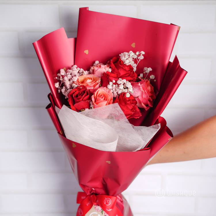 Royal Rubies Fresh Flower Bouquet