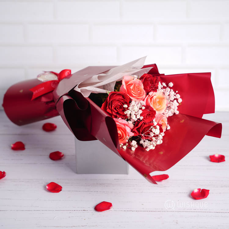 Royal Rubies Fresh Flower Bouquet