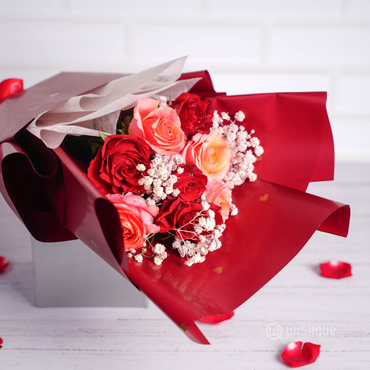 Royal Rubies Fresh Flower Bouquet