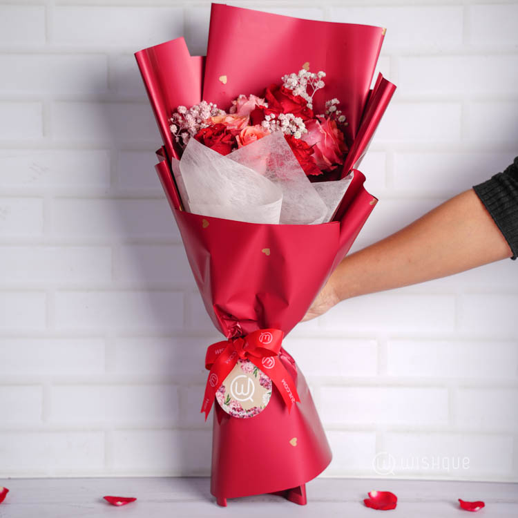 Royal Rubies Fresh Flower Bouquet