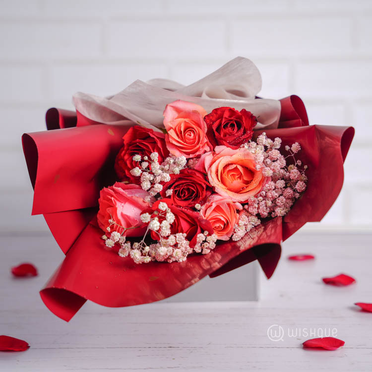 Royal Rubies Fresh Flower Bouquet