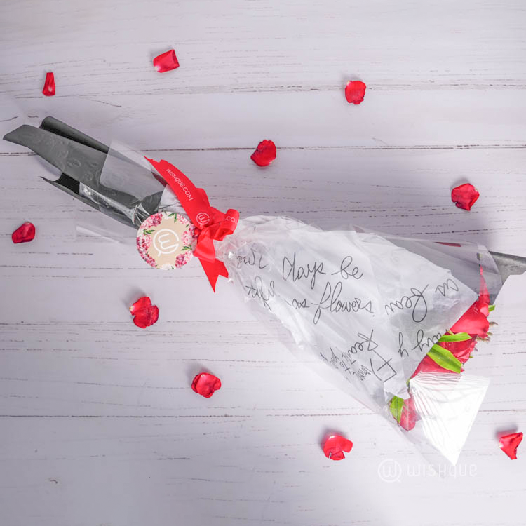 Deep Devotion Roses Flower Bouquet