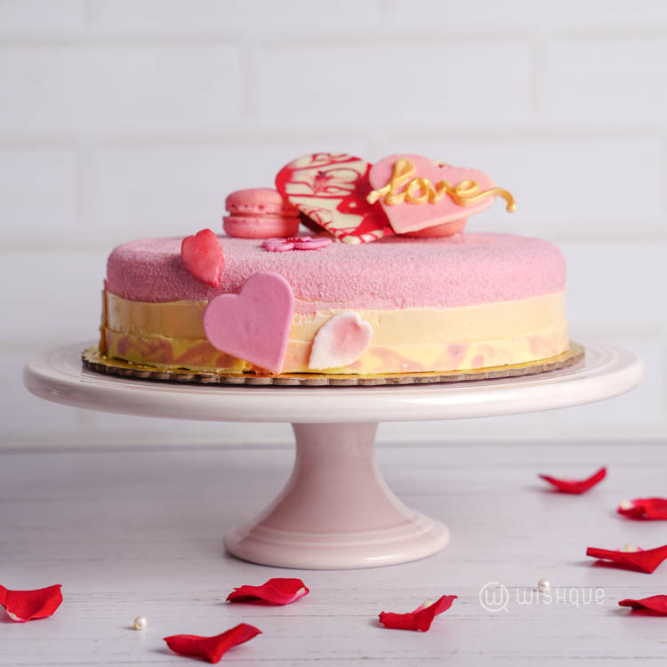 Velvet Raspberry Romance Chocolate Mousse Cake