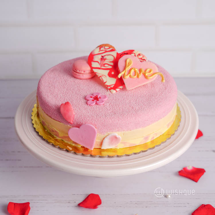 Velvet Raspberry Romance Chocolate Mousse Cake